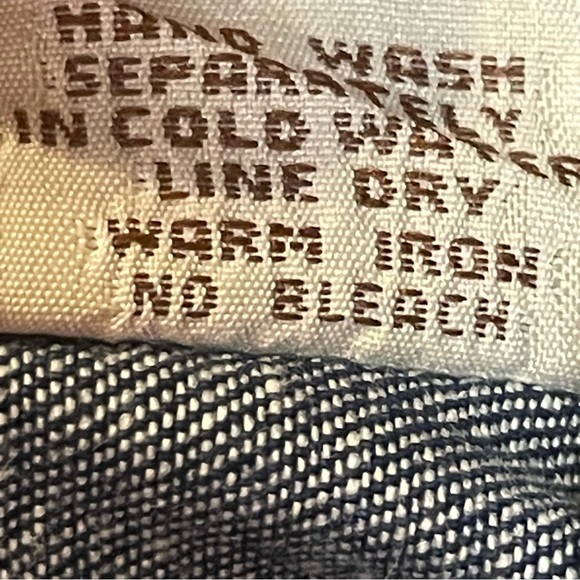 Tillman Western Vintage Shirt Women Large Black Denim Velvet Button Long Sleeve - Picture 6 of 6